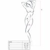 PASSION WOMAN BS034 BODYSTOCKING RED ONE SIZE - Image 2