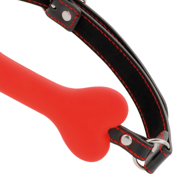 DARKNESS - MORDAÇA DE SILICONE DE OSSO VERMELHO - Image 3