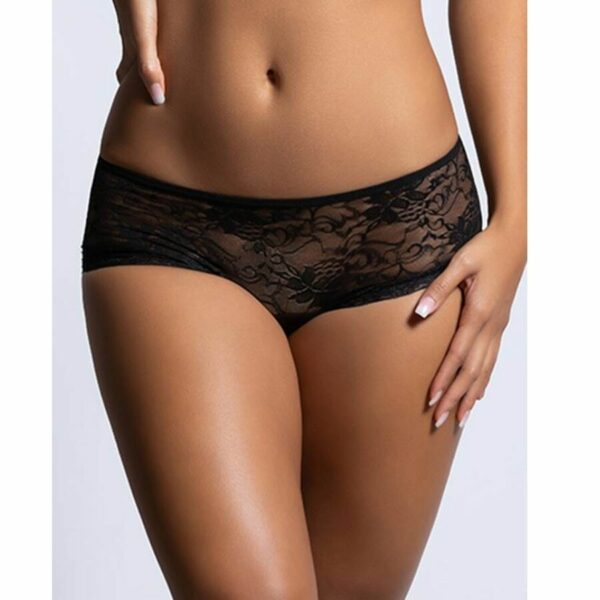 CALÇAS DE RENDA FLORAIS DE LINGERIE ABERTA NAS COSTAS - Image 2