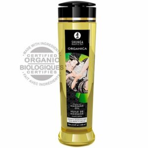 SHUNGA - ÓLEO DE MASSAGEM ERÓTICA COMESTÍVEL ORGÂNICO