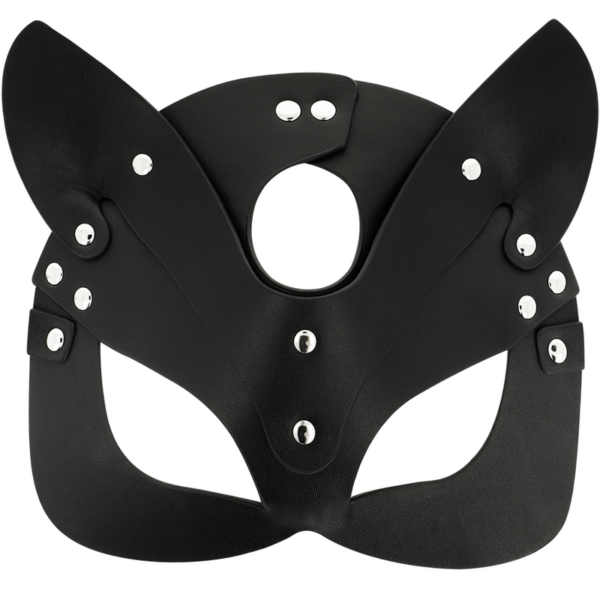 COQUETTE CHIC DESIRE - MÁSCARA DE COURO VEGANO COM ORELHAS DE GATO - Image 3