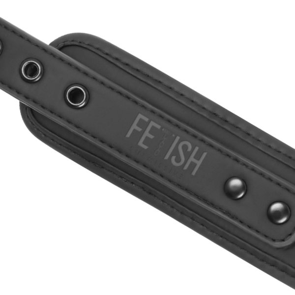 FETISH SUBMISSIVE - COLAR E ALGEMAS DE COURO VEGANO COM FORRO DE NOPRENE - Image 9