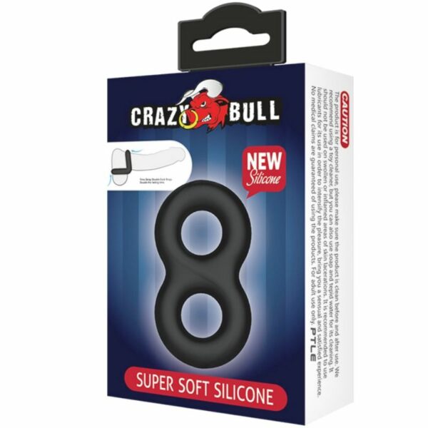 CRAZY BULL - Anel Peniano Duplo de silicone - Image 6