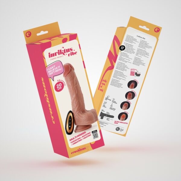VIBRADOR DE SILICONE LÍQUIDO INVIKTUS VIBE 7,5 CRUSHIOUS PELE - Image 11