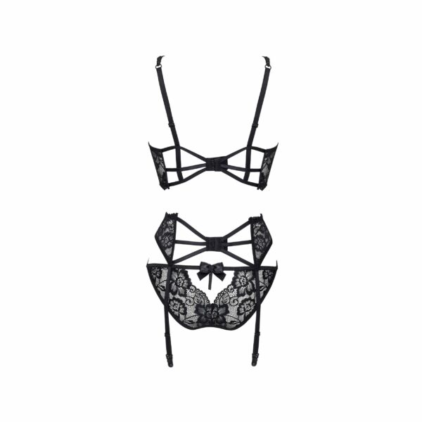 CONJUNTO DE 3 PEÇAS RYANNE PRETO BEAUTY NIGHT FASHION - Image 8