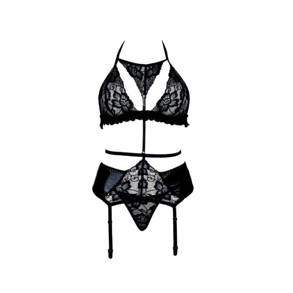 CONJUNTO DE 3 PEÇAS ALANIS PRETO BEAUTY NIGHT FASHION - Image 8