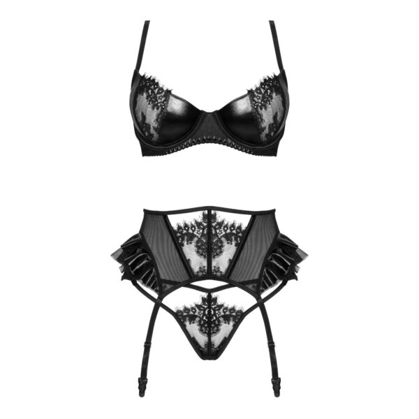 CONJUNTO DE 3 PEÇAS RAFAELLA PRETO BEAUTY NIGHT FASHION