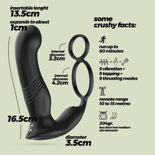 VIBRADOR DE PRÓSTATA COM COMANDO ERIXOS CRUSHIOUS - Image 7