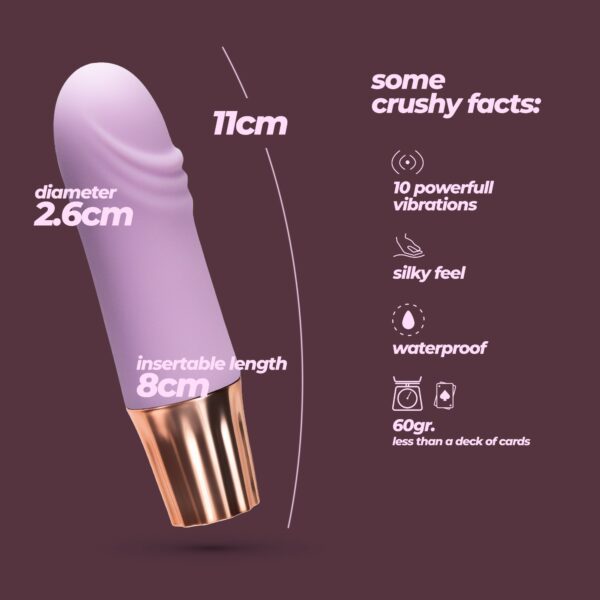 MINI VIBRADOR MELLOW WAVES LAVANDA CRUSHIOUS - Image 5