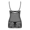 CAMISA DE NOITE E TANGA CONTICA OBSESSIVE PRETA - Image 8