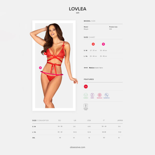 CONJUNTO LOVLEA OBSESSIVE VERMELHO - Image 4