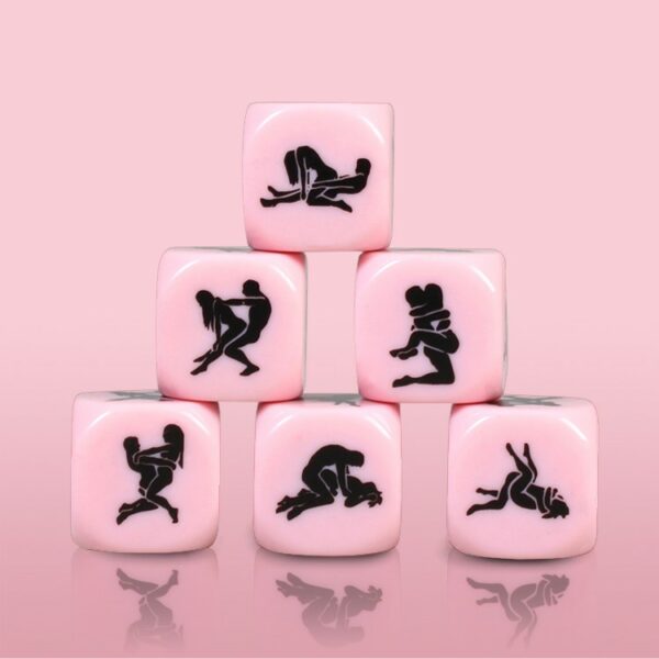 DADO COM POSIÇÕES SEXUAIS ROSA - Image 5