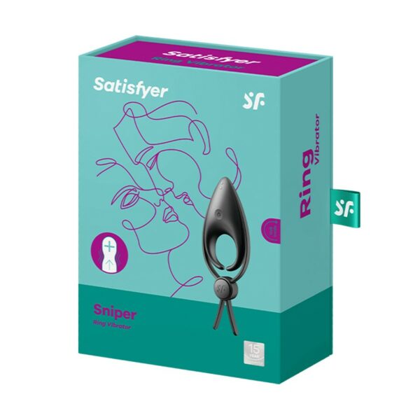 ANEL VIBRATÓRIO SNIPER SATISFYER PRETO - Image 5