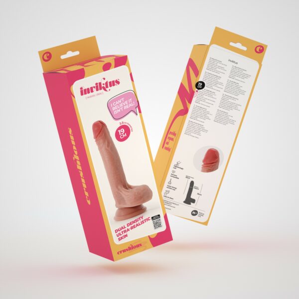 DILDO DE SILICONE LÍQUIDO INVIKTUS 7 CRUSHIOUS PELE - Image 9