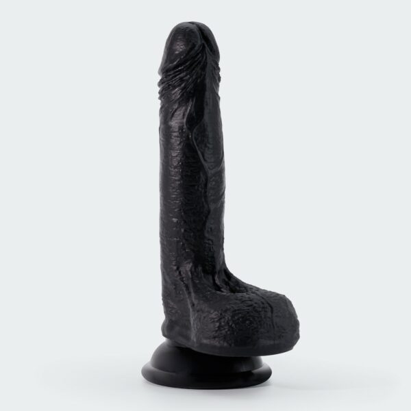 DILDO DE SILICONE LÍQUIDO INVIKTUS 7 CRUSHIOUS PRETO