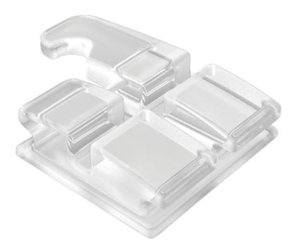 Брекети ClearTek Mini (сапфір) .022" Roth, гачки/345, набір