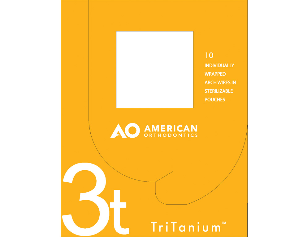 Дуга TriTanium (з біонавантаженням) форма ІІІ (Євро) верх .020"x.020"