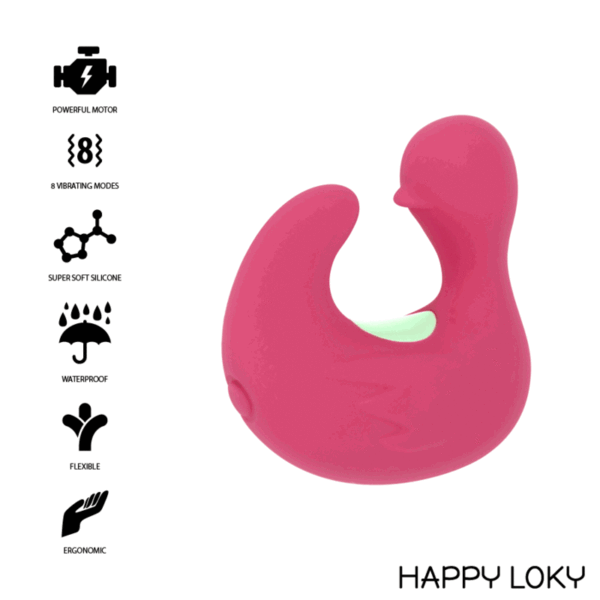 HAPPY LOKY - DUCKYMANIA RECARREGÁVEL DE DEDO ESTIMULADOR DE SILICONE - Image 2