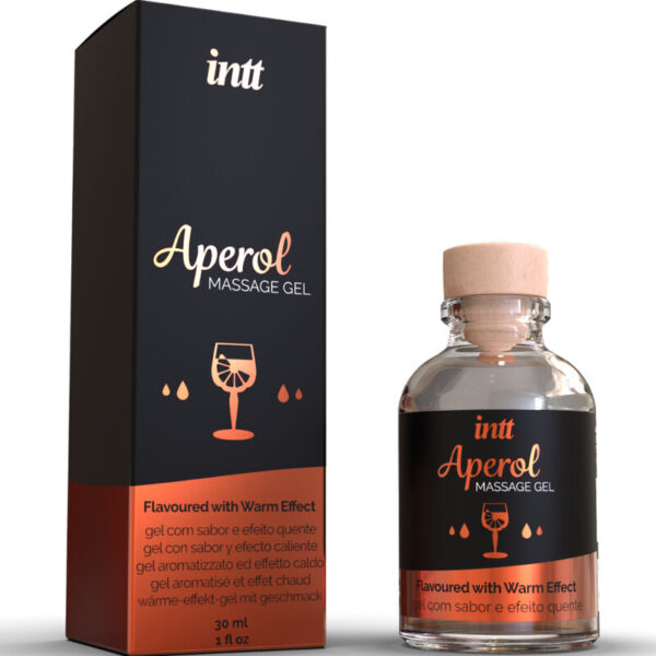 INTT MASSAGE & ORAL SEX - GEL DE MASSAGEM APEROL EFEITO DE CALOR INTENSO - Image 2