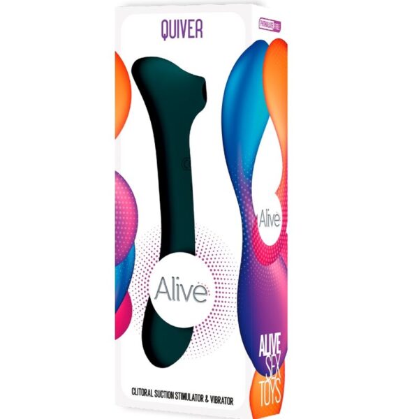 ALIVE - SUCKER E VIBRADOR QUIVER VERDE - Image 7