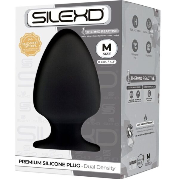 SILEXD - MODELO 1 PLUG ANAL PREMIUM SILEXPAN SILICONE PREMIUM TERMOREATIVO TAMANHO M - Image 2