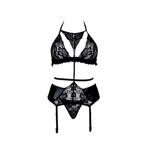 CONJUNTO DE 3 PEÇAS ALANIS PRETO BEAUTY NIGHT FASHION - Image 8