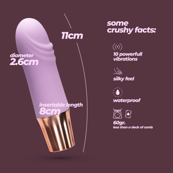MINI VIBRADOR MELLOW WAVES LAVANDA CRUSHIOUS - Image 5