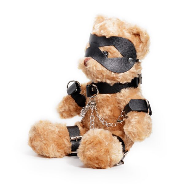 URSO DE PELÚCIA BONDAGE CRUSHITO PRETO 31CM CRUSHIOUS - Image 3