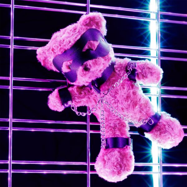URSO DE PELÚCIA BONDAGE CRUSHITO PRETO 31CM CRUSHIOUS - Image 4
