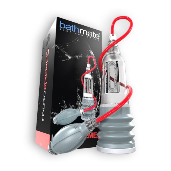 BOMBA COM ACESSÓRIOS BATHMATE HYDROXTREME 5 TRANSPARENTE - Image 3