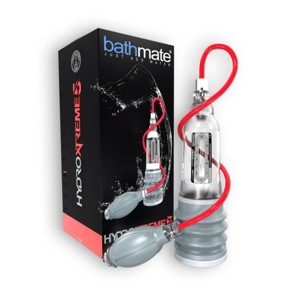 BOMBA COM ACESSÓRIOS BATHMATE HYDROXTREME 5 TRANSPARENTE - Image 4