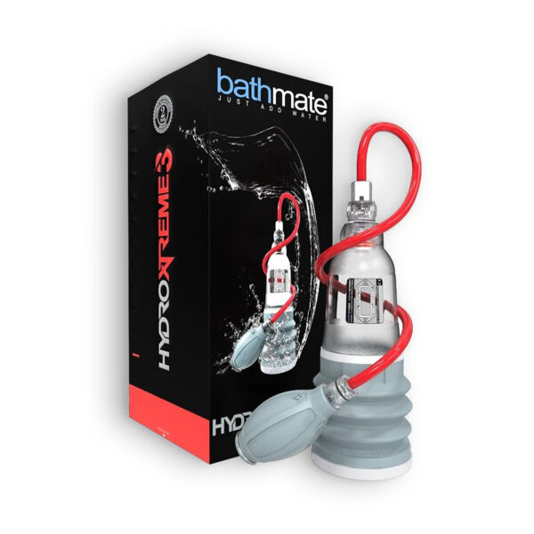 BOMBA PARA O PÉNIS COM ACESSÓRIOS BATHMATE HYDROXTREME 3 TRANSPARENTE - Image 2