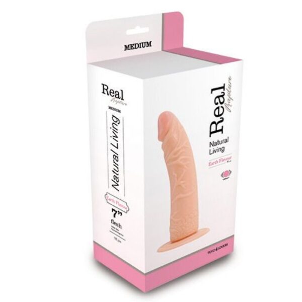 VIBRADOR REALÍSTICO REAL RAPTURE EARTH FLAVOUR 7'' BRANCO - Image 2