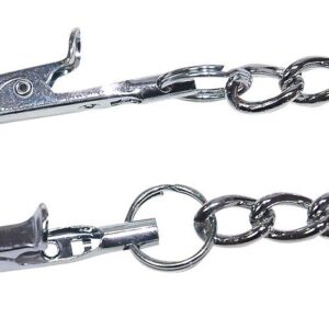 CORRENTE COM PINÇAS PARA OS MAMILOS E CLITÓRIS FETISH COLLECTION