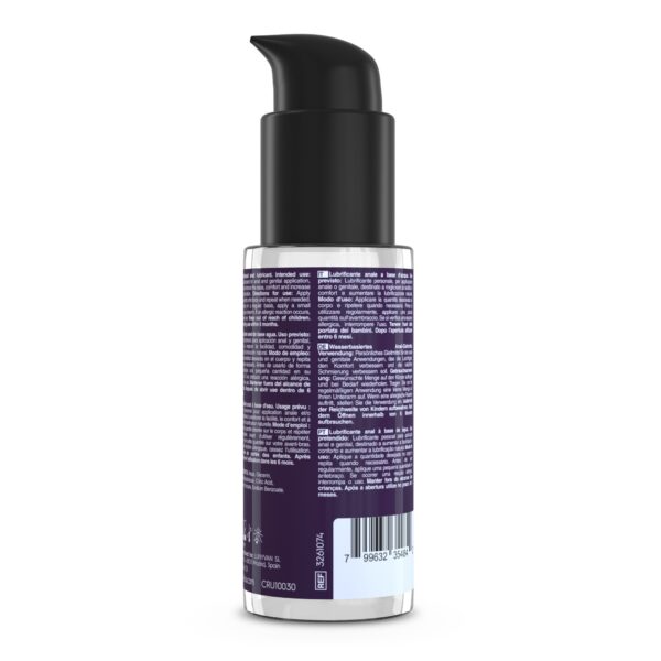 DEEP DIVER DILDO DUPLO COM LUBRIFICANTE ANAL 50ML CRUSHIOUS ROXO - Image 3