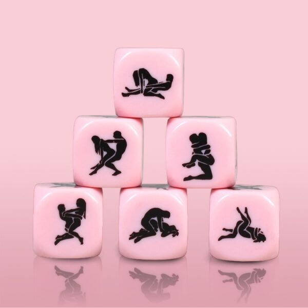 DADO COM POSIÇÕES SEXUAIS ROSA - Image 5