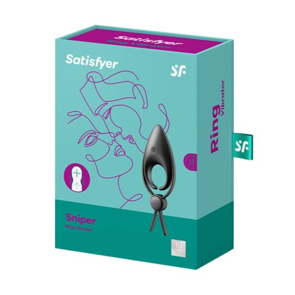 ANEL VIBRATÓRIO SNIPER SATISFYER PRETO - Image 5