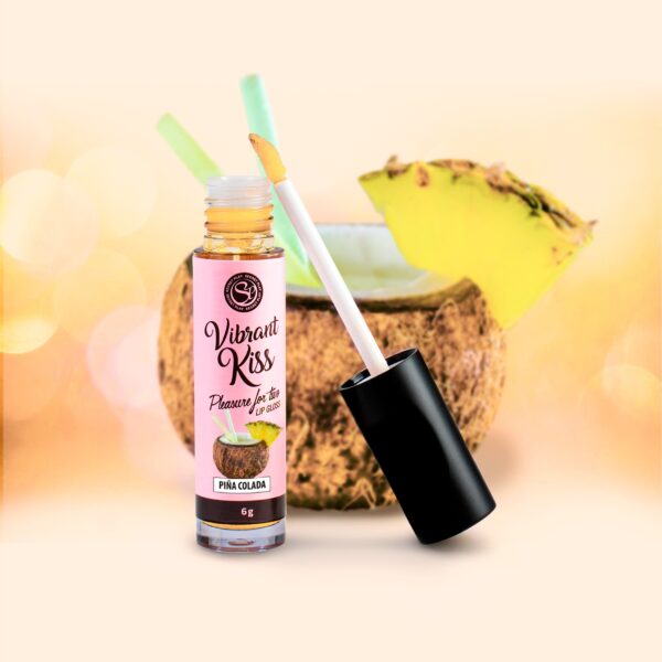LIP GLOSS DE PIÑA COLADA VIBRANT KISS 6GR - Image 4