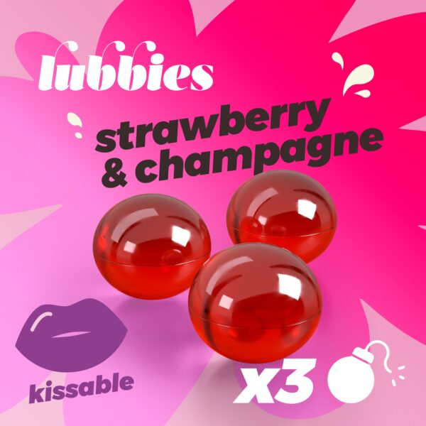 LUBBIES BOLINHAS DE ÓLEO BEIJÁVEIS MORANGO & CHAMPANHE CRUSHIOUS - Image 6