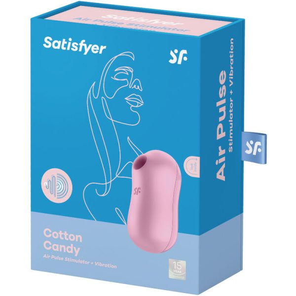 ESTIMULADOR E VIBRADOR DE ALGODÃO DOCE SATISFYER - LILAC - Image 3