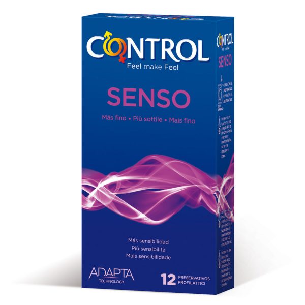 CONTROL ADAPTA SENSO CONDOMS 12 UNITS