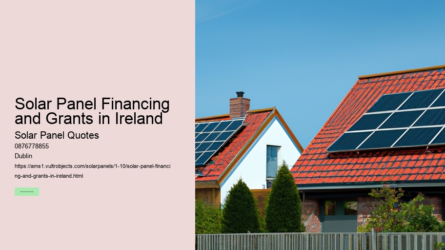 Solar Panel Financing and Grants in Ireland