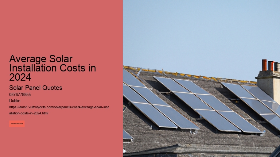 Average Solar Installation Costs in 2024