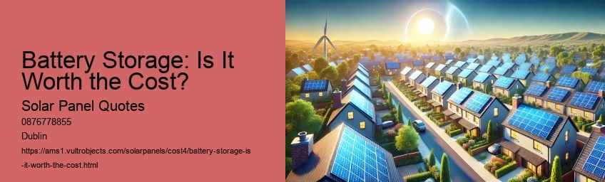 Battery Storage: Is It Worth the Cost?