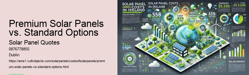 Premium Solar Panels vs. Standard Options