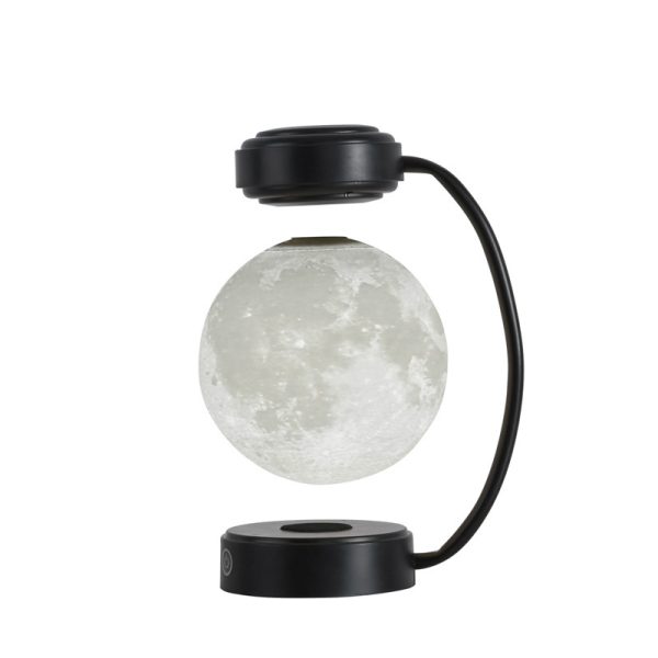 3D LED Moon Night Light Wireless Magnetic Levitating Rotating Floating Ball Lamp For School Office Bookshop Home Decoration - Imagen 2