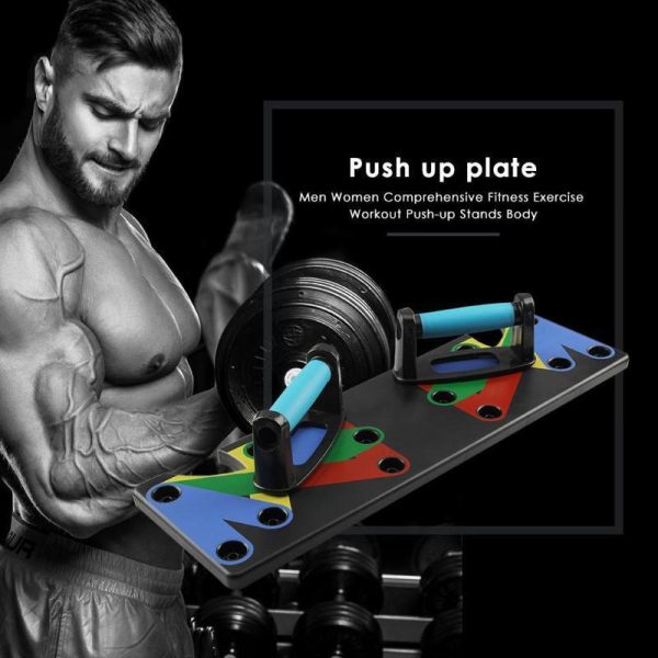 Nine-function Push-up Board Bracket for Indoor Gymmer - Imagen 2