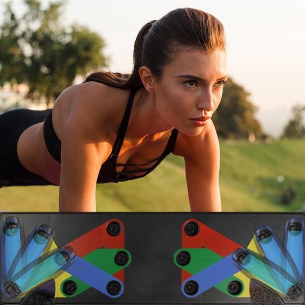 Nine-function Push-up Board Bracket for Indoor Gymmer - Imagen 8