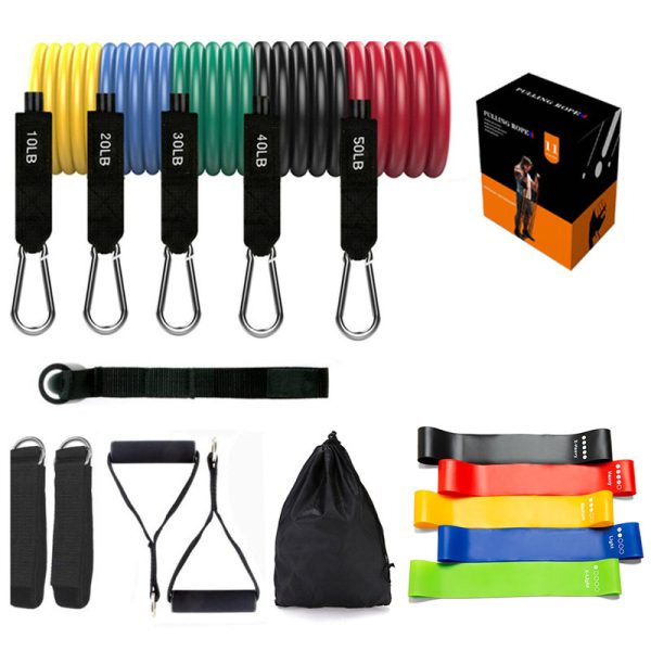 Latex Pull Rope Exercises Resistance Bands Stretch Training Yoga Band - Imagen 4