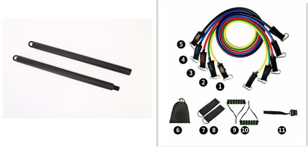 Latex Pull Rope Exercises Resistance Bands Stretch Training Yoga Band - Imagen 7